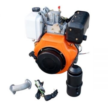 Motor diesel 10CP motocultor Ruris 1001ksd, 186F